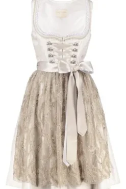KRÜGER COLLECTION Dirndl silber Paisleymuster Roberta