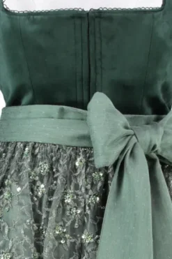 KRÜGER COLLECTION Midi Dirndl dunkelgrün Elira 70er