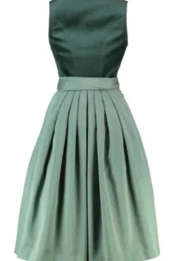 KRÜGER COLLECTION Midi Dirndl dunkelgrün Elira 70er