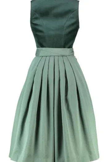 KRÜGER COLLECTION Midi Dirndl dunkelgrün Elira 70er