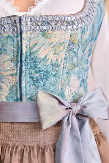KRÜGER COLLECTION Midi Dirndl blau Kyla