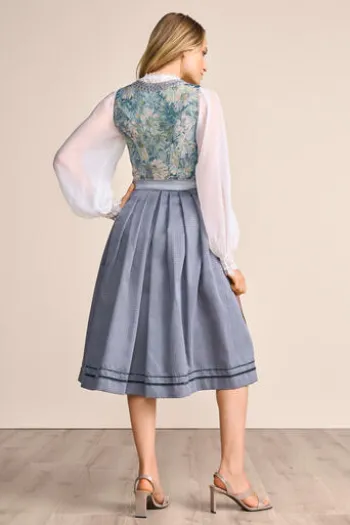 KRÜGER COLLECTION Midi Dirndl blau Kyla