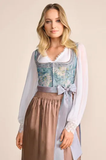 KRÜGER COLLECTION Midi Dirndl blau Kyla
