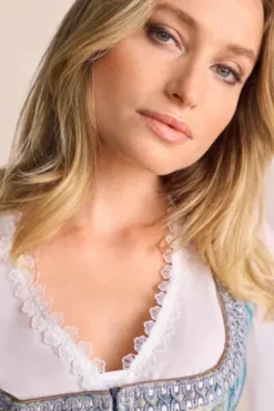 KRÜGER COLLECTION Midi Dirndl blau Kyla