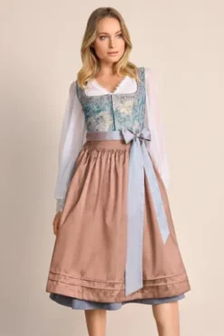 KRÜGER COLLECTION Midi Dirndl blau Kyla