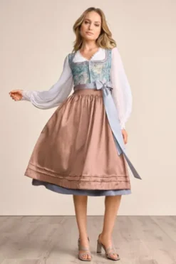 KRÜGER COLLECTION Midi Dirndl blau Kyla
