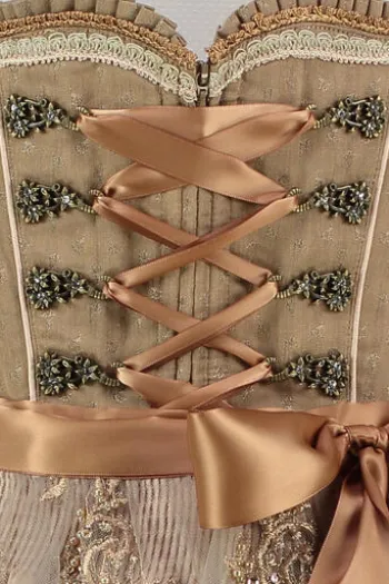 KRÜGER COLLECTION Midi Dirndl braun Cilla
