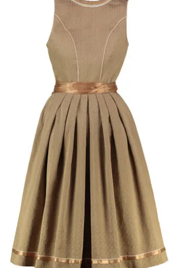 KRÜGER COLLECTION Midi Dirndl braun Cilla