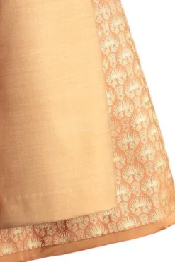KRÜGER COLLECTION Midi Dirndl ocker Paisleymuster Rixa