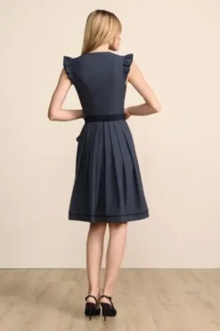 KRÜGER COLLECTION Mini Dirndl marine Isalyn (60 cm)