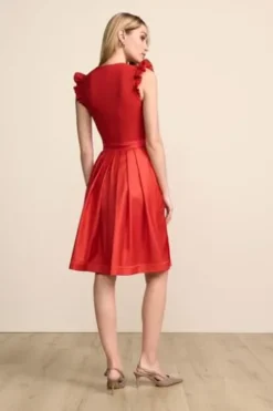 KRÜGER COLLECTION Mini Dirndl rot (60 cm)