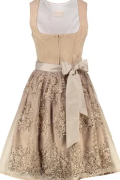KRÜGER COLLECTION Mini Dirndl beige Lysandra 60er