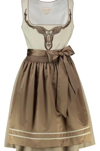 KRÜGER COLLECTION Mini Dirndl beige Kudu