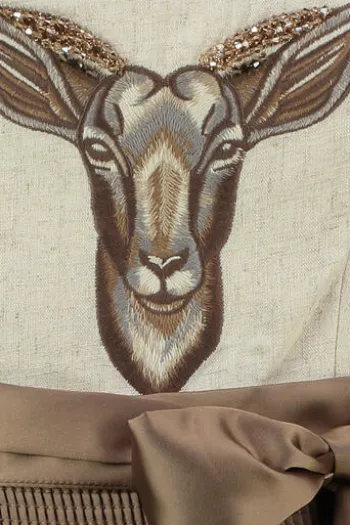 KRÜGER COLLECTION Mini Dirndl beige Kudu