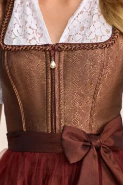 KRÜGER COLLECTION Mini Dirndl braun Tamika