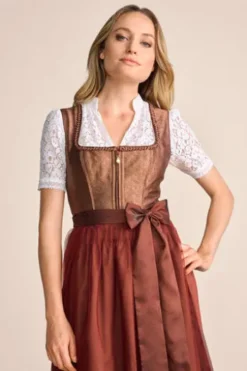 KRÜGER COLLECTION Mini Dirndl braun Tamika