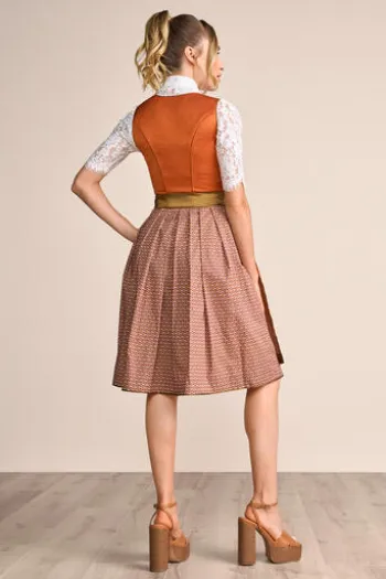 KRÜGER COLLECTION Mini Dirndl rost Juli