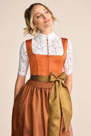 KRÜGER COLLECTION Mini Dirndl rost Juli