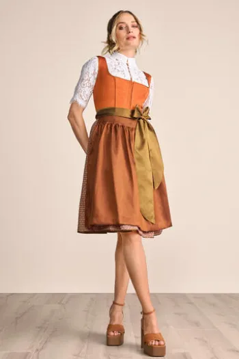 KRÜGER COLLECTION Mini Dirndl rost Juli