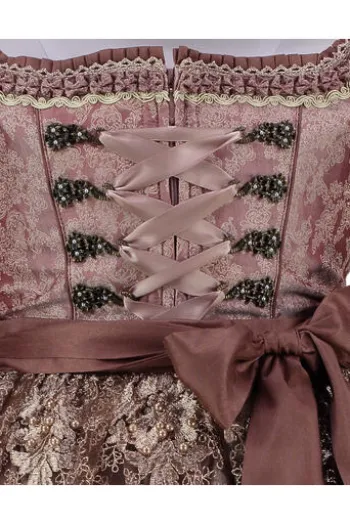 KRÜGER DIRNDL Dirndl rose Paisleymuster Irmi