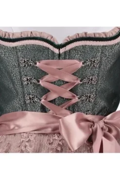KRÜGER MADL Dirndl grün geblümt Ricarda