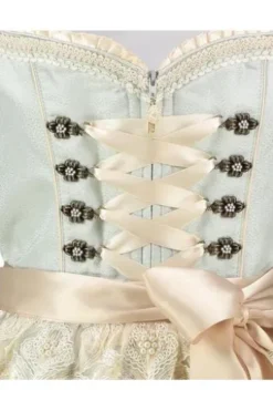 KRÜGER MADL Dirndl hellblau Paisleymuster Dalina
