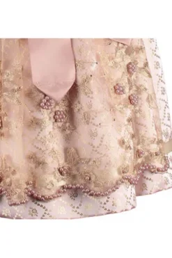 KRÜGER MADL Dirndl rosa Blumenmuster Rosalia