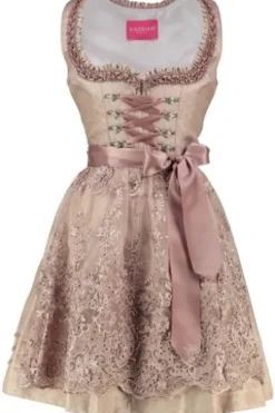 KRÜGER MADL Dirndl rosa Paisleymuster Joelle