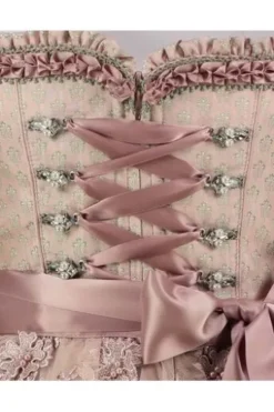 KRÜGER MADL Dirndl rosa Paisleymuster Joelle