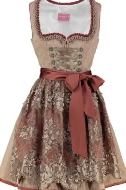 KRÜGER MADL Dirndl rost Paisleymuster Jessica