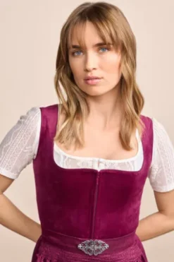KRÜGER MADL Midi Dirndl beere Alisha (70cm)