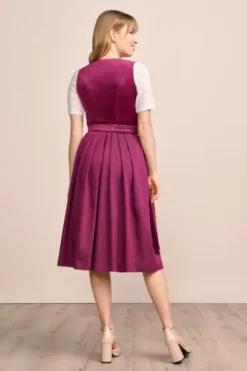 KRÜGER MADL Midi Dirndl beere Alisha (70cm)