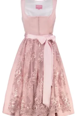 KRÜGER MADL Midi Dirndl rose Lovira (70 cm)