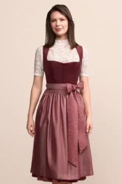 KRÜGER MADL Midi Dirndl rost Veralyn (70 cm)