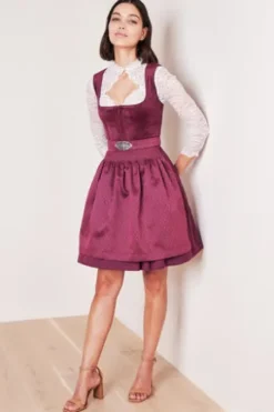 KRÜGER MADL Mini Dirndl beere Alisha