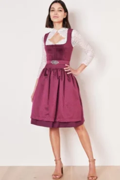 KRÜGER MADL MIni Dirndl beere Alisah 60er Rocklänge