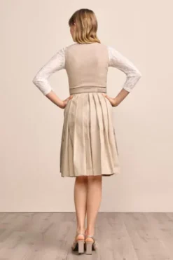 KRÜGER MADL MIni Dirndl beige Evi 60er Rocklänge