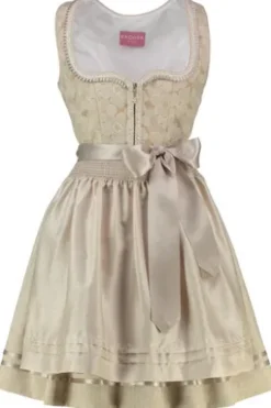KRÜGER MADL Mini Dirndl beige geblümt Mae