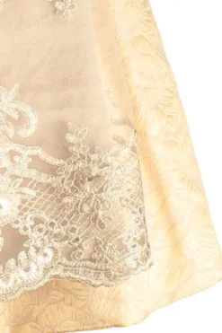 KRÜGER MADL Mini Dirndl beige Isra (60 cm)