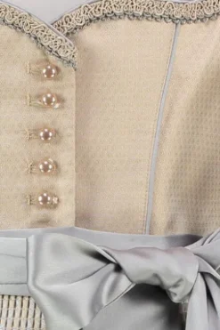 KRÜGER MADL Mini Dirndl beige Millefoglie (60cm)