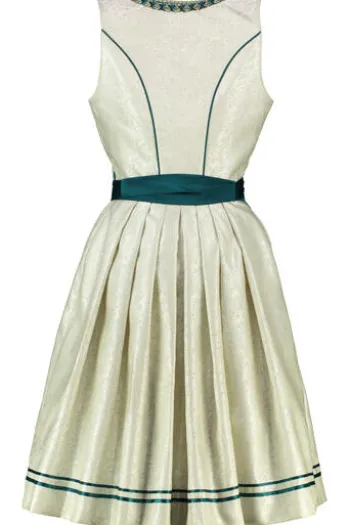 KRÜGER MADL Mini Dirndl beige Pistacchio (60cm)