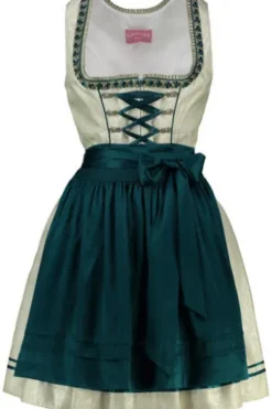 KRÜGER MADL Mini Dirndl beige Pistacchio (50cm)