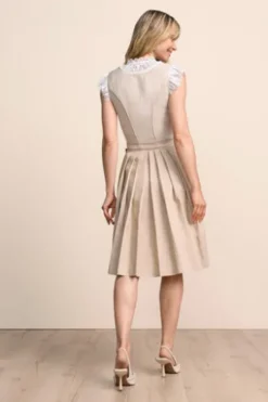 KRÜGER MADL MIni Dirndl beige Zarina 60er Rocklänge