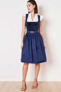 KRÜGER MADL MIni Dirndl blau Alisha (60cm)