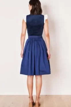 KRÜGER MADL MIni Dirndl blau Alisha (60cm)