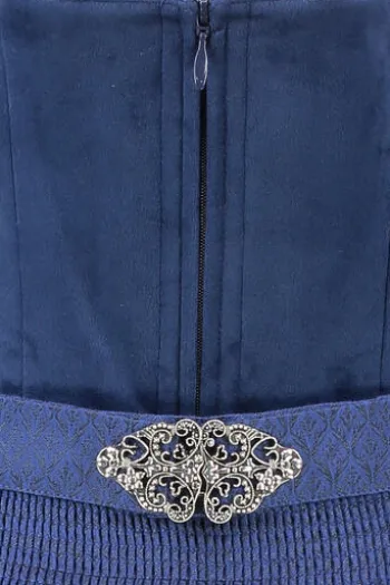 KRÜGER MADL MIni Dirndl blau Alisha (60cm)