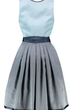 KRÜGER MADL Mini Dirndl blau Dena (60cm)