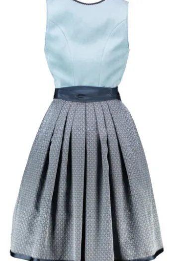 KRÜGER MADL Mini Dirndl blau Dena (60cm)