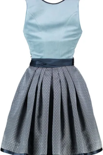 KRÜGER MADL Mini Dirndl blau Dena (50cm)