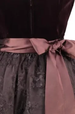 KRÜGER MADL Mini Dirndl bordeaux Tanya (60 cm)